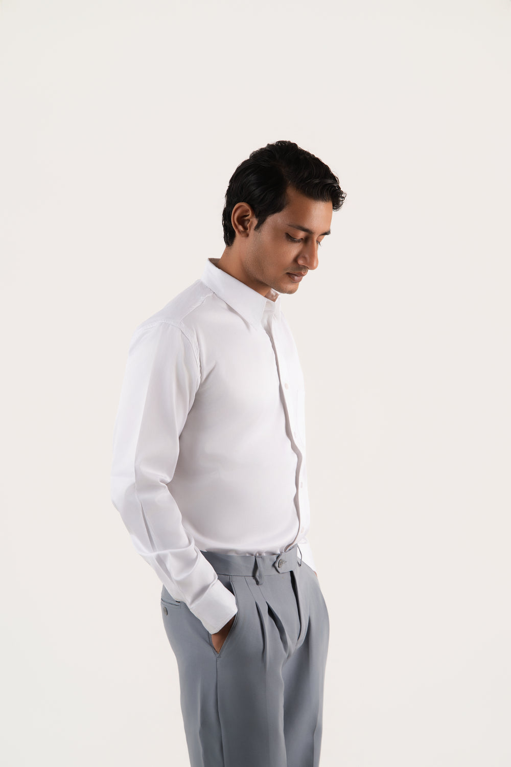 Formal Twill – White