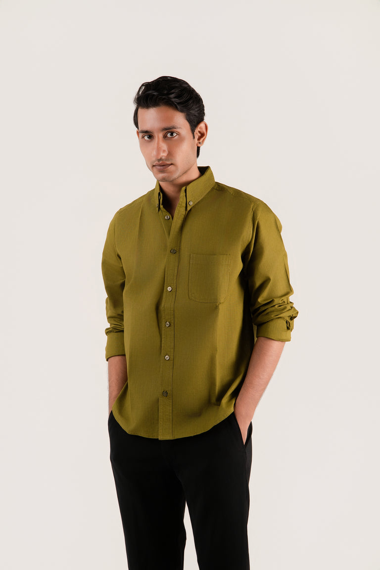 Linen – Khaki Green